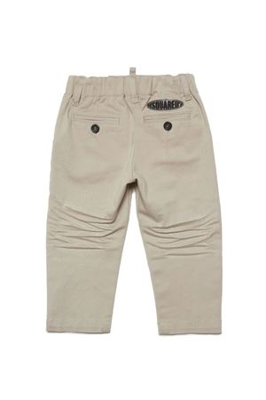 Beige stretch-cotton chinos DSQUARED KIDS | DQ2150D0093DQ717